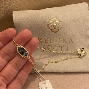 Kendra Scott Elaina Gold Bracelet In Abalone Shell